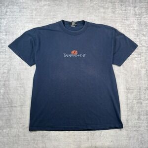 Dragon Ball Z Shirt Mens XL Blue Vintage 1999 Y2K Goku Anime Made In USA